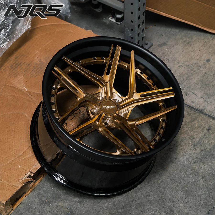 Forged Wheels for Audi, Tesla, BMW and Nissan - NJQS Carbon Fiber Wheel 5x114.3 5x130 5x127 Rim Spoke Wire Deep Dish Concave