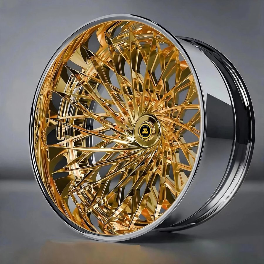 30 Inch Forged Wheels - JZ 2/3 Piece 5x127 5x120.65 5x139.7mm 20 22 24 26 28 Floating Spoke Step Lip