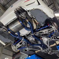 Valvetronic Titanium Cat-Back Exhaust for BMW F80 M3, F82 M4 With Forged Carbon Fiber Tips - photo 2