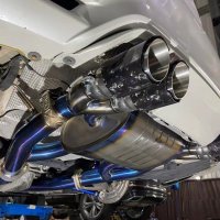 Valvetronic Titanium Cat-Back Exhaust for BMW F80 M3, F82 M4 With Forged Carbon Fiber Tips - photo 3