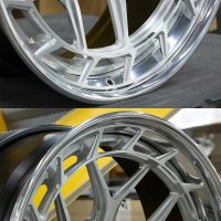 18-26 Inch Forged Wheels for BMW, Mercedes-Benz, Audi and Lamborghini - Vossen LC3-01T Deep Concave 3-Piece Polished Alloy Rims - photo 2