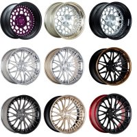 22 Inch Alloy Wheels - 2 3 Piece Forged Aluminum Concave Deep Dish Deep Lip Rims 18 19 20 21 Wheel - photo 6