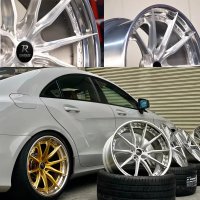 20 Inch Alloy Wheels - Custom Chrome 2-Piece Forged Aluminum 17 18 19 Wheel Rims 5x112 5x120 5x114.3 Wheel Rims - photo 2