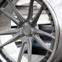 18-26 Inch Forged Wheels for BMW, Mercedes-Benz, Audi and Lexus - Vossen S17-06 3-Piece Deep Lip Brushed/Polished Alloy Rims - photo 4