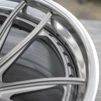 18-26 Inch Forged Wheels for BMW, Mercedes-Benz, Audi and Lexus - Vossen S17-06 3-Piece Deep Lip Brushed/Polished Alloy Rims - photo 5