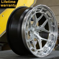 18-26 Inch Forged Wheels for BMW, Mercedes-Benz, Audi and Lamborghini - Vossen LC3-01T Deep Concave 3-Piece Polished Alloy Rims - photo 1