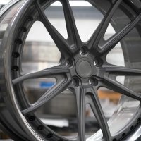 18-26 Inch Forged Wheels for BMW, Mercedes-Benz, Audi and Lexus - Vossen S17-06 3-Piece Deep Lip Brushed/Polished Alloy Rims - photo 3